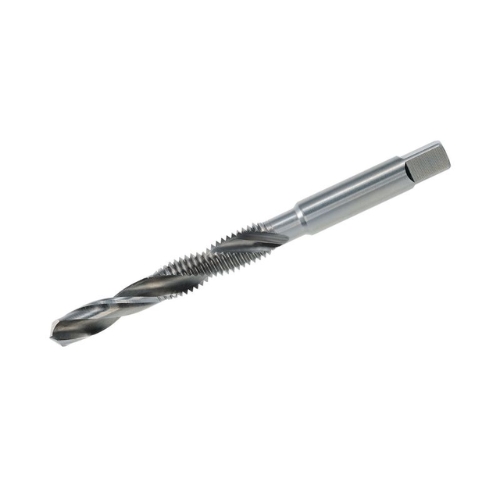 Combined Machine Taps with round shank and square drive 30° Spiral Flute HSSE - BSW 1_2 x 12